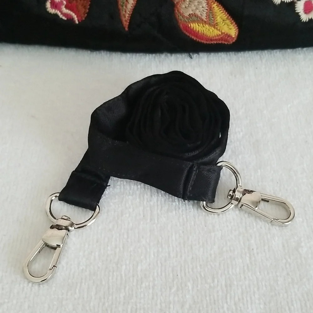 New Johnny Was Lilith Quilted Satin Tote - Picture 7 of 14